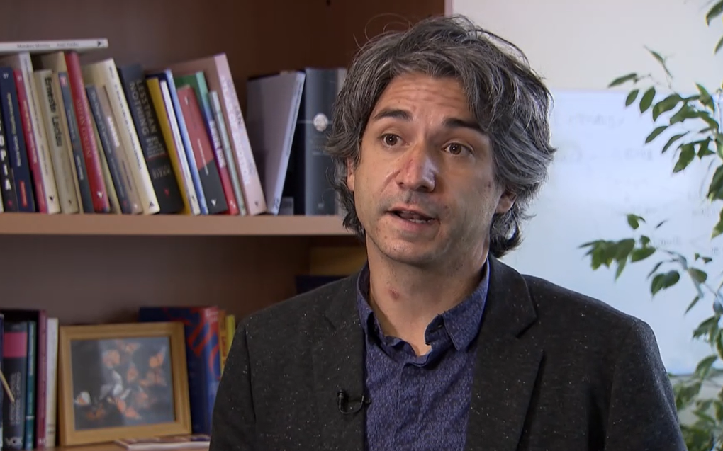 Professor Manuel Alcántara , one of the authors of the study. photo screencapture UAM