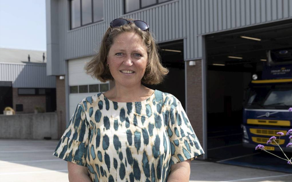 Judith van Helvert bij groothandel en familiebedrijf Treur Kaas in Woerden. beeld Fotoburo Martin Droog