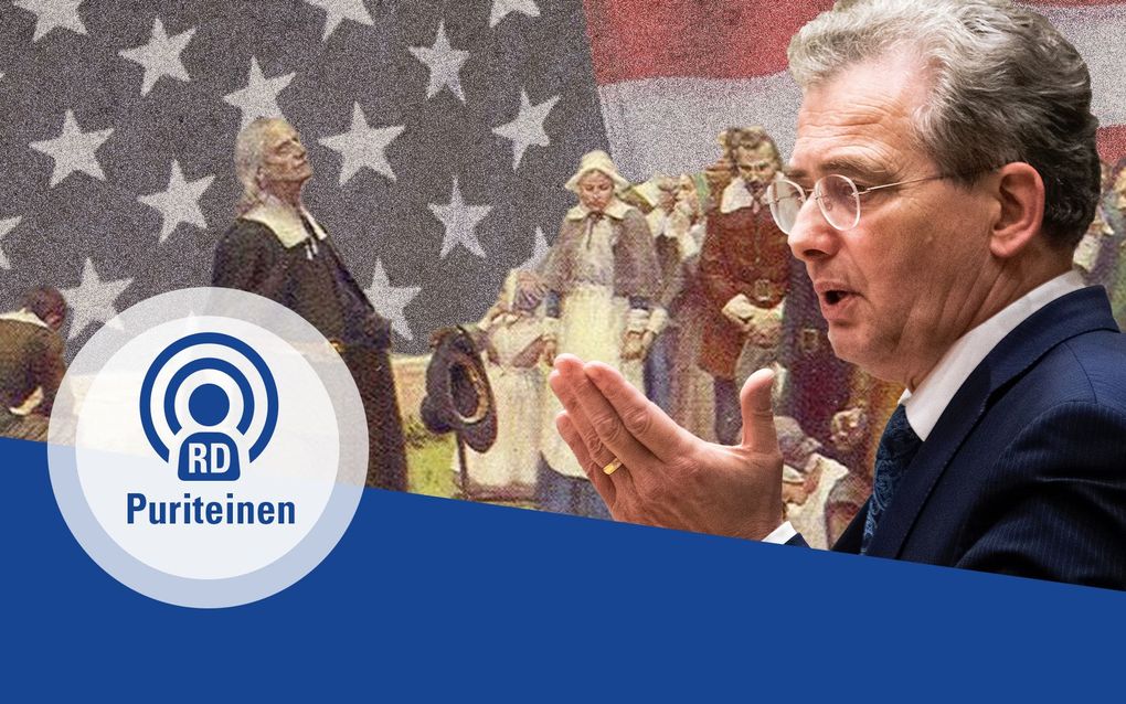 PuriteinenPodcast met Roelof Bisschop over de geschiedenis van de puriteinen. beeld RD