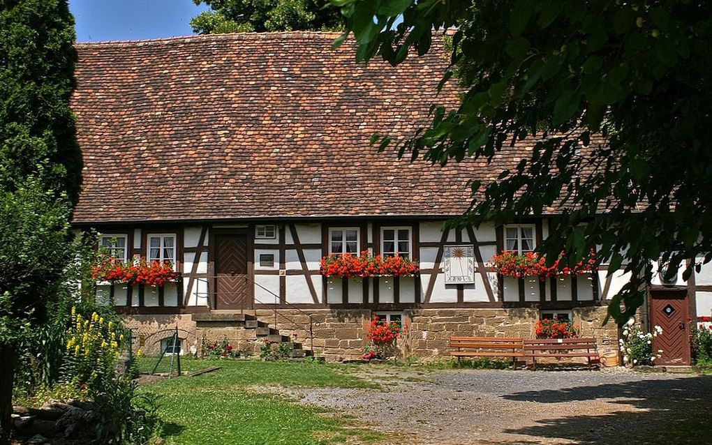 Het waldenzenmuseum in Ötisheim-Schöneberg. beeld Wim Eradus