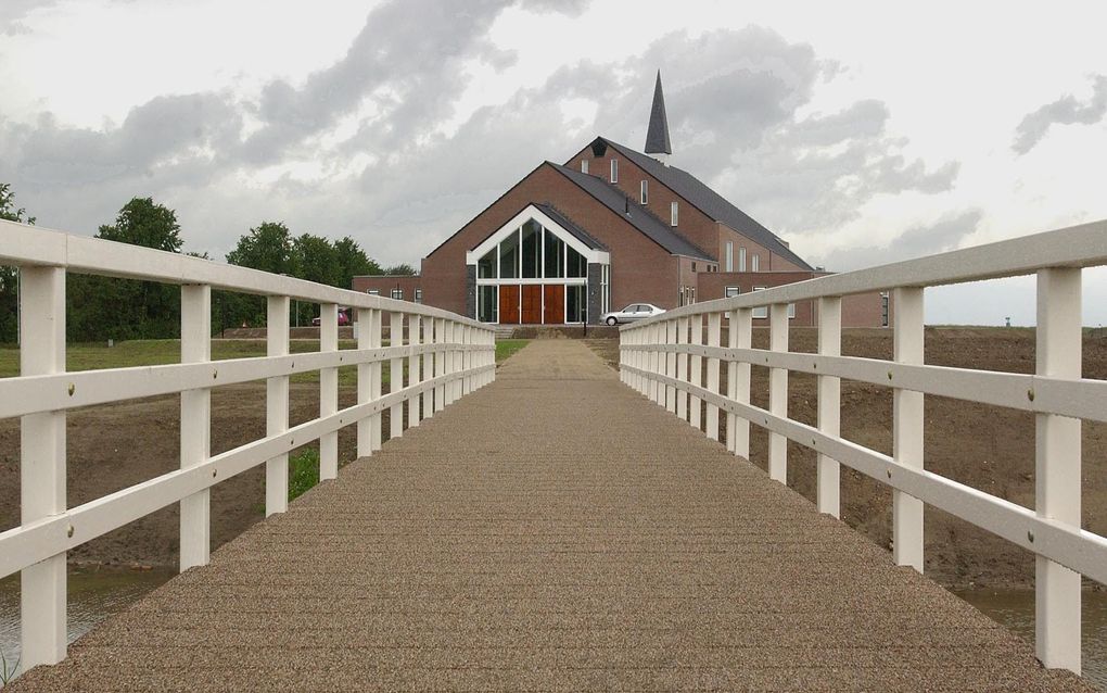 Het kerkgebouw van de gereformeerde gemeente in Nederland in Terneuzen. beeld Duo-Foto