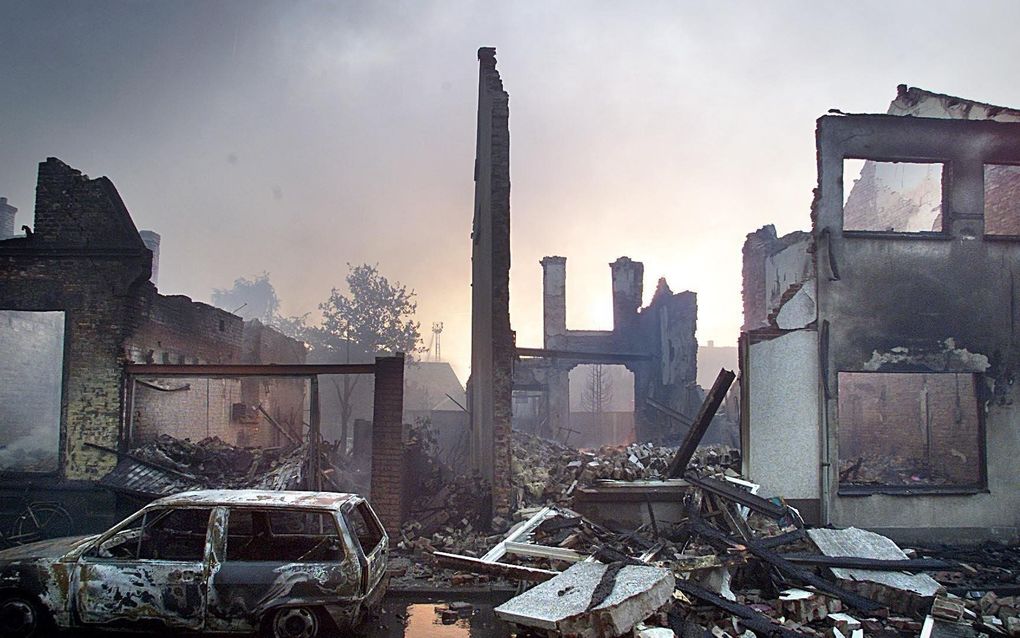 ENSCHEDE - Ravage na vuurwerkramp Enschede. Foto ANP