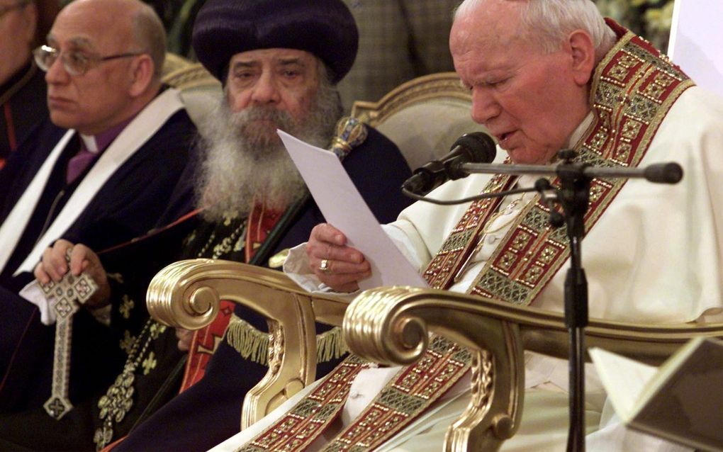 De koptisch-orthodoxe patriarch van Alexandrië komt naar Nederland.  Foto EPA