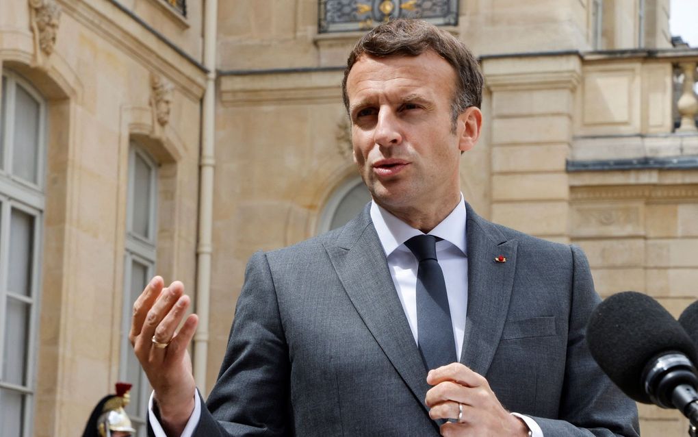 French President Emmanuel Macron. photo AFP, Ludovic Marin