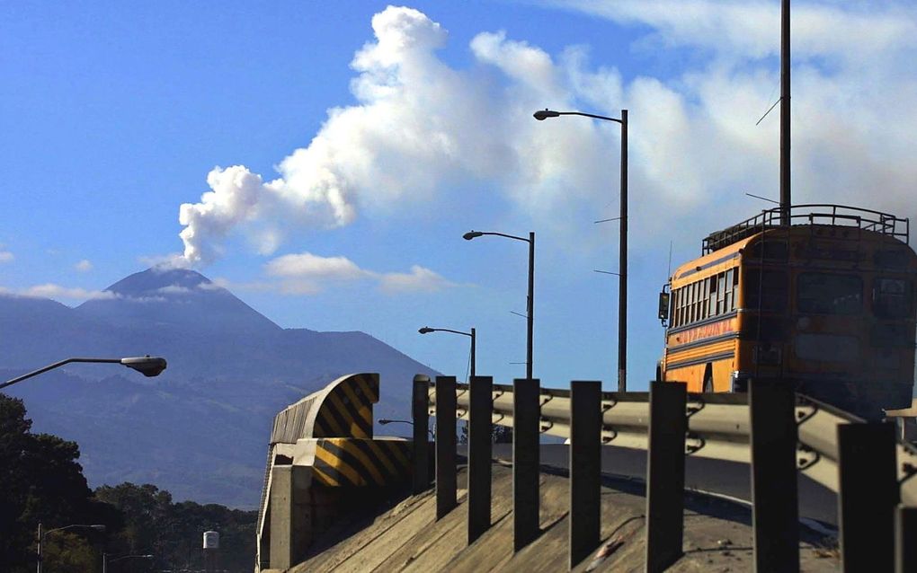 GUATEMALA-STAD - De vulkaan Pacaya. Archieffoto uit 2003. Foto EPA