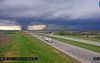 Een camera legde vrijdag een tornado in Nebraska vast. beeld AFP/ Nebraska Department of Transportation