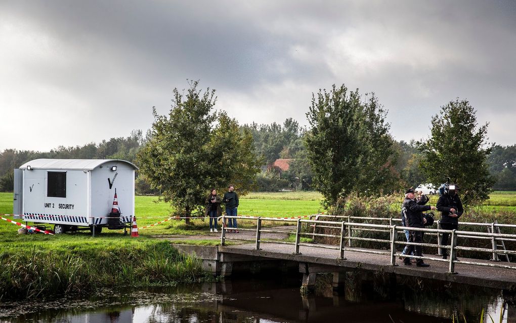 Politieonderzoek bij de boerderij in Ruinerwold. beeld ANP