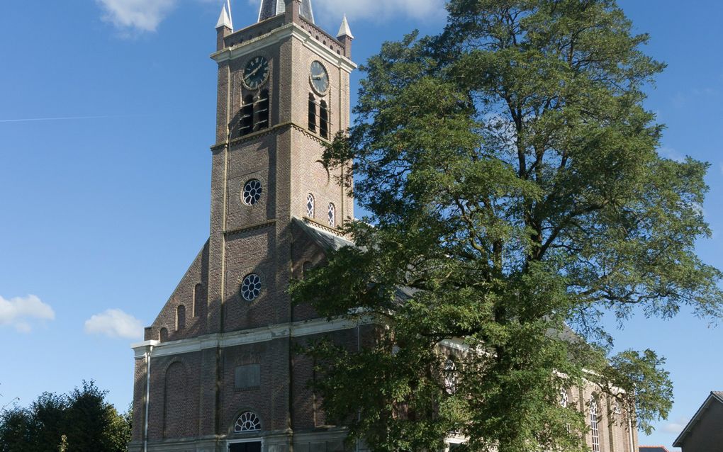 De hervormde kerk in Hoogblokland. beeld Wikimedia