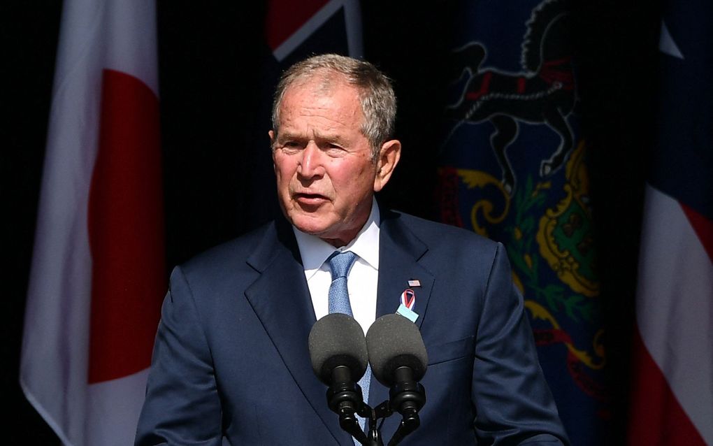 De Amerikaanse oud-president George W. Bush. beeld AFP, Mandel Ngan