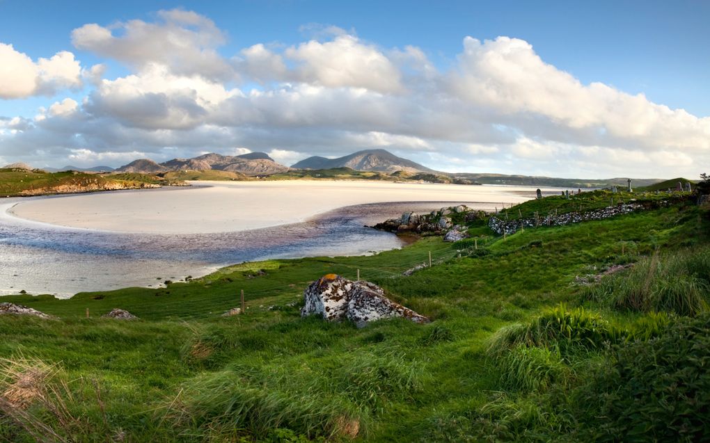 Het dorpje Uig, op het Schotse eiland Lewis. Daar vond vanaf 1949 –75 jaar geleden– een opwekking plaats. beeld Getty Images