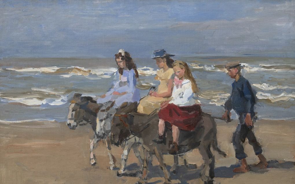 ”Ezeltje rijden op het strand”, Isaac Israëls. beeld Mark Smit Kunsthandel