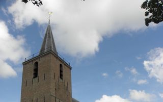 KORTGENE – De torenspits van de kerk van Kortgene stak meer dan 150 jaar boven het ondergelopen Noord-Beveland uit. Foto RD