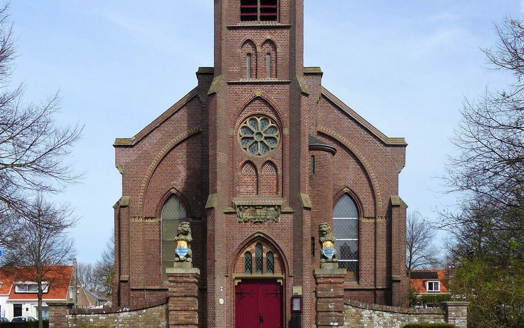 Kerkgebouw in Nieuw- en Sint Joosland. beeld Wikimedia