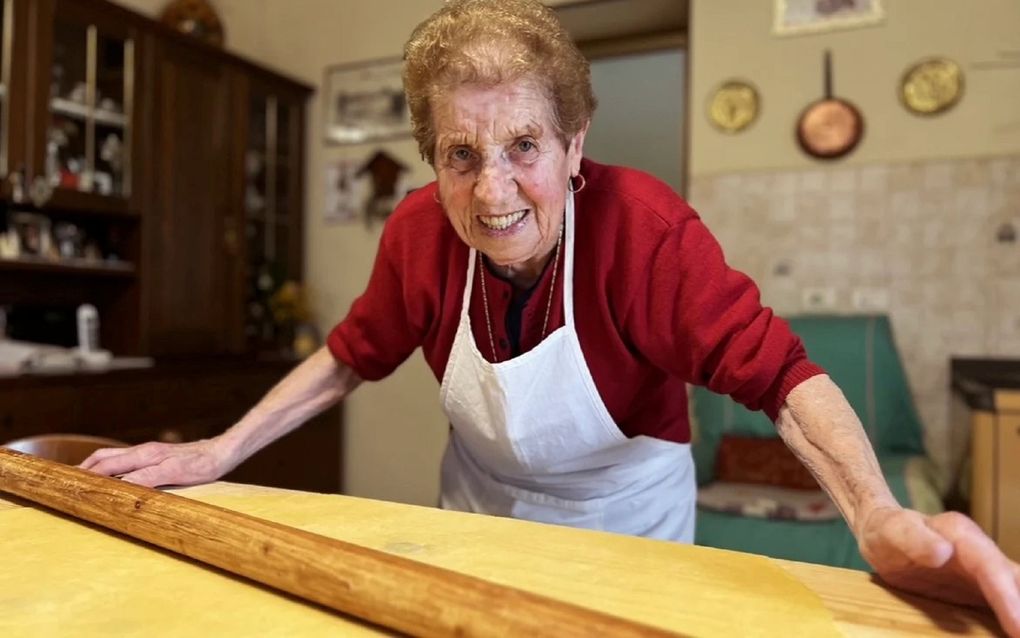 De Italiaanse ”nonna” Natalina Moroni zegt aan de slag te willen als chef-kok in het Witte Huis. beeld Chefscotton