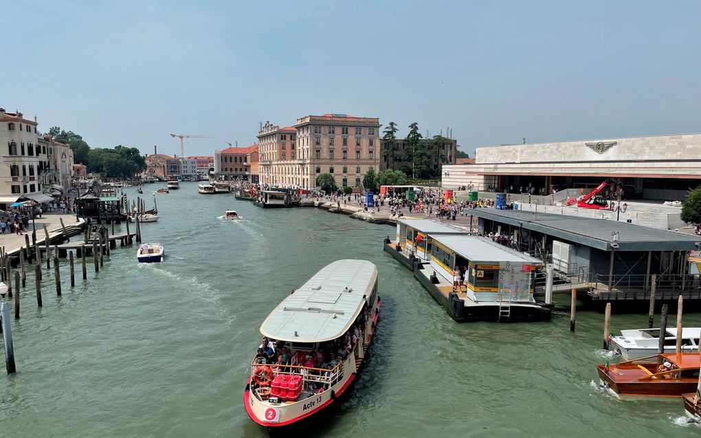 Zicht op het Canal Grande in Venetië. beeld Aart Heering