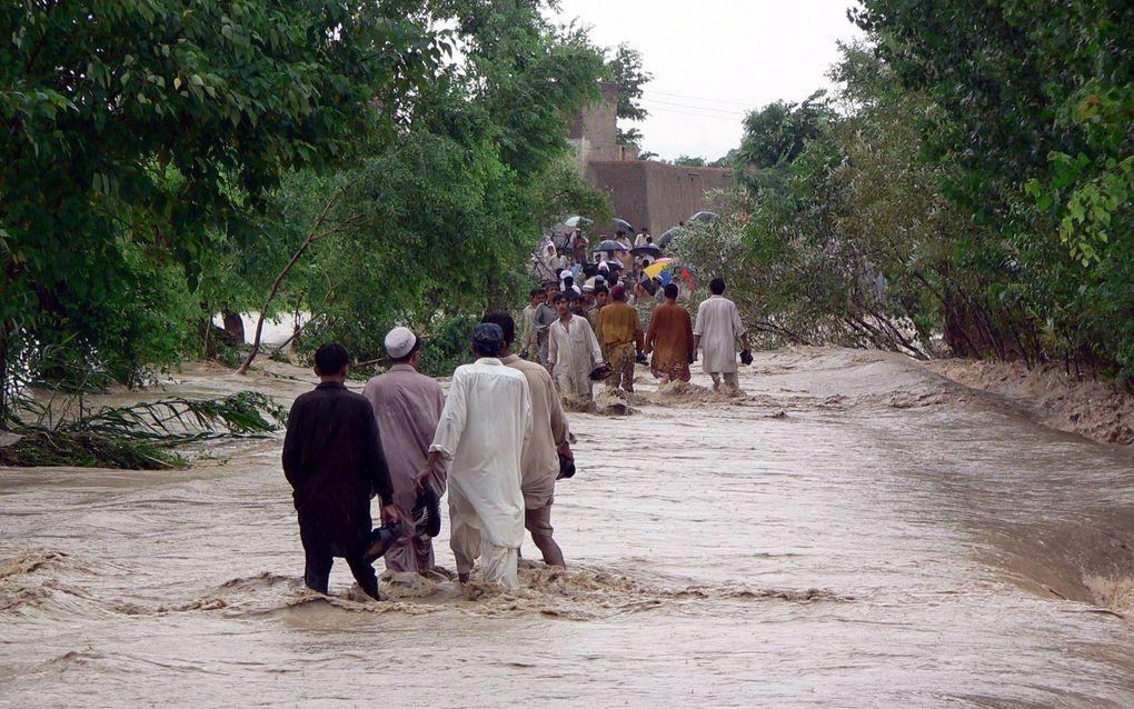 Overstromingen Pakistan. Foto EPA