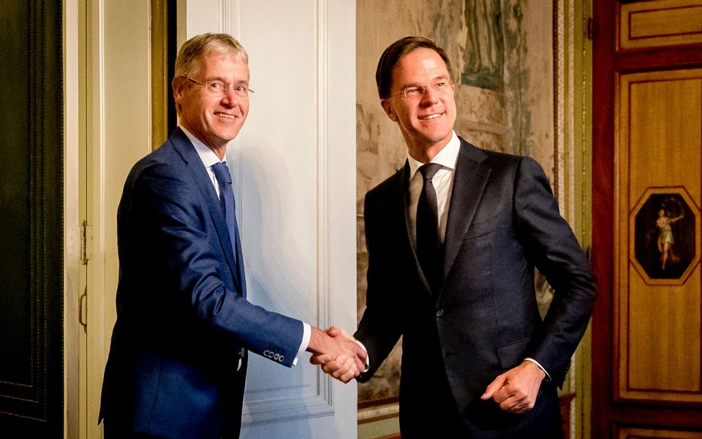 Slob en Rutte. beeld ANP