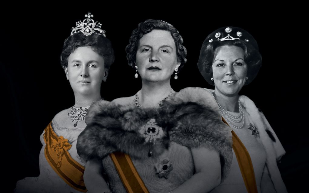 Drie vorstinnen –Juliana, Wilhelmina en Beatrix– staan centraal in een tentoonstelling op Paleis Het Loo. De rol van koningin-regentes Emma komt zijdelings aan bod. beeld Paleis Het Loo