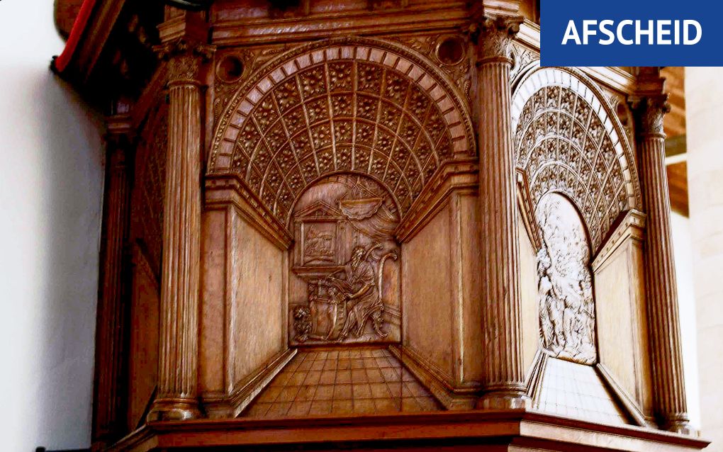 Ds. G. Kater neemt afscheid van hersteld hervormd Arnemuiden