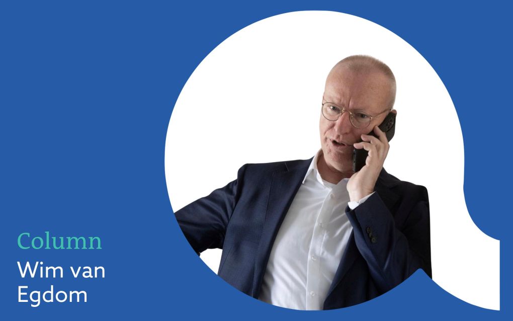 Op de illustratie een portret van Wim van Egdom