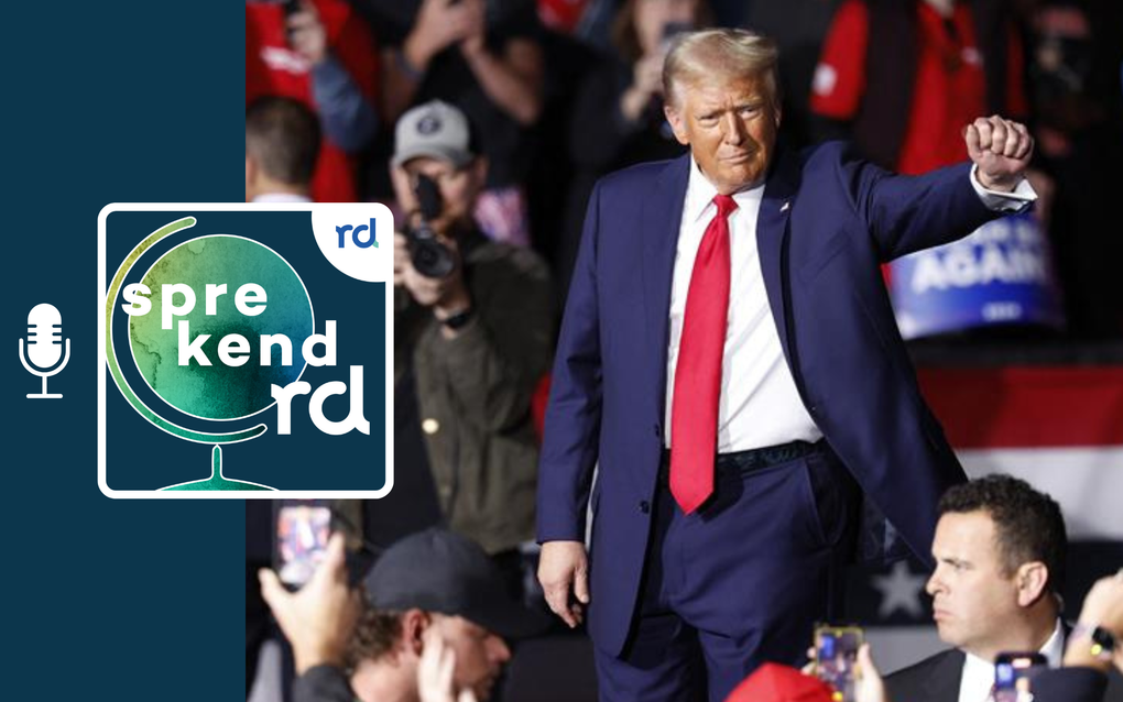 Donald Trump tijdens een verkiezingscampagne