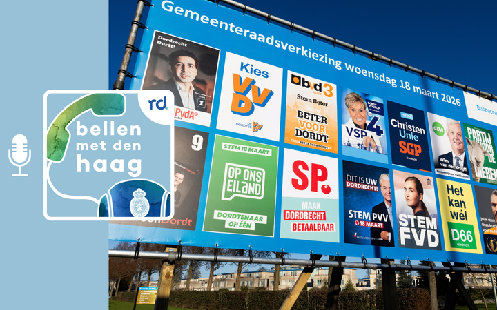 Verkiezingsbord gemeenteraadsverkiezingen