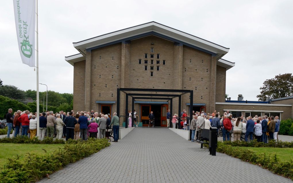 De Goede Herderkerk in Hoogeveen. beeld Facebook