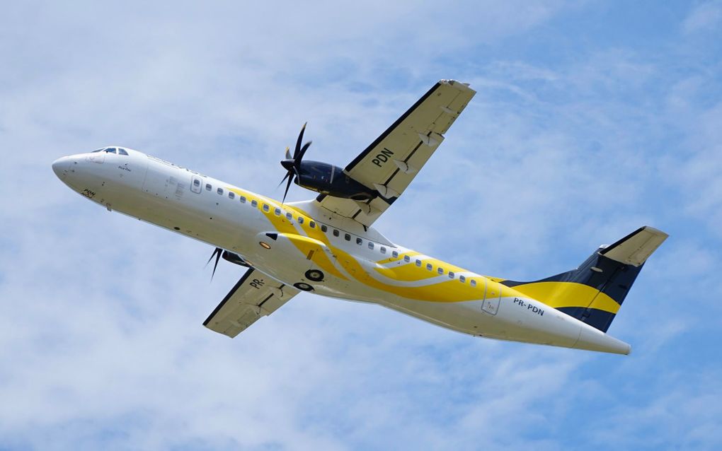 Volgens de betrokken luchtvaartmaatschappij, was het een ATR-72 turboprop-vliegtuig. beeld X