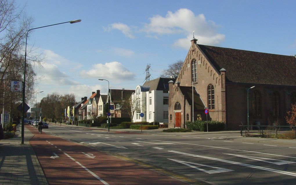 De Brugkerk van de hersteld hervormde gemeente in Veenendaal. beeld Gemeentearchief Veenendaal, A. Broek