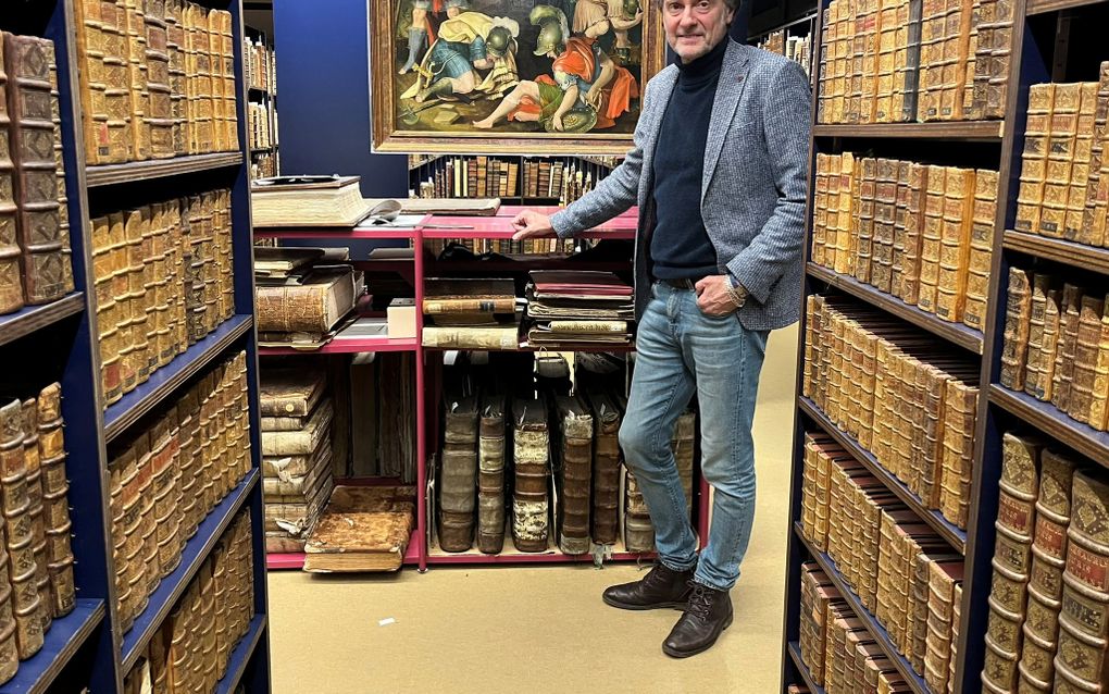 Prof. dr. Wim François, hoogleraar aan de KU Leuven en academisch bibliothecaris van de Maurits Sabbebibliotheek. beeld RD