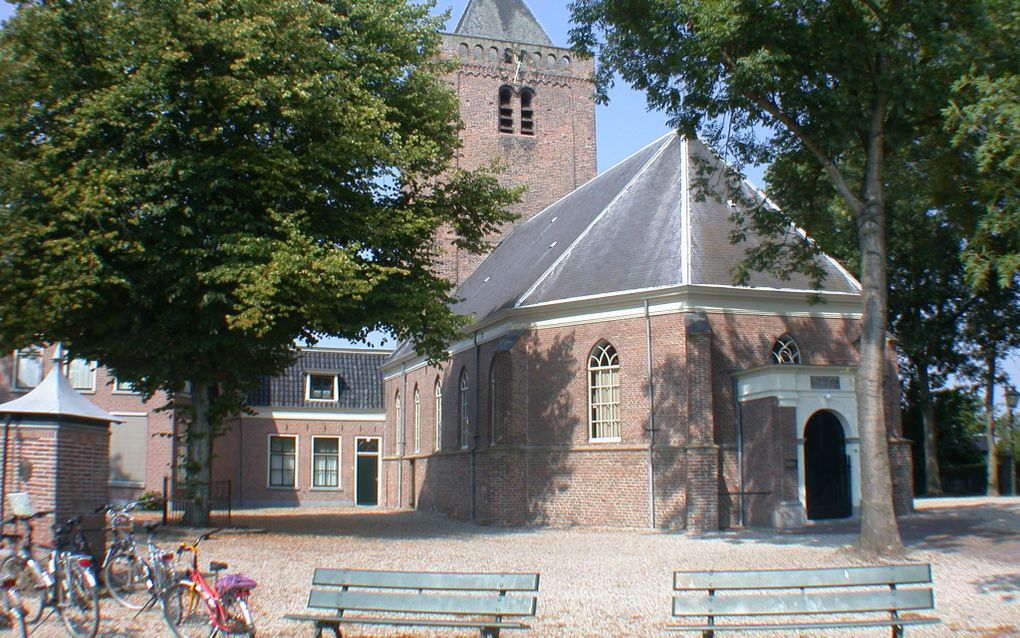 Archieffoto van de hervormde kerk in Schoonrewoerd. beeld RD