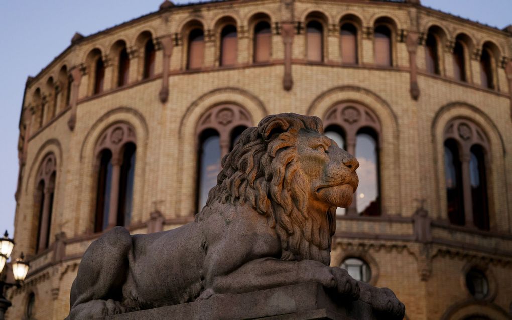 An exterior view of the Norwegian Parliament in Oslo, Norway, photo EPA, E. Borgen