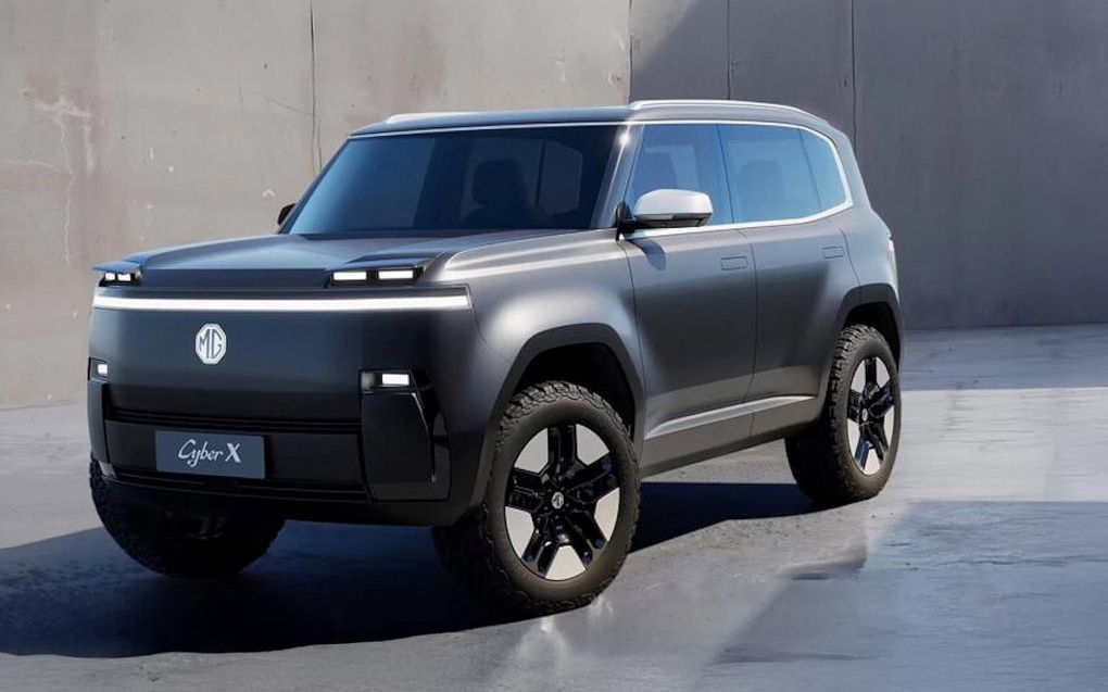 MG Cyber X is een conceptcar die laat zien dat stroomlijn niet altijd meer prioriteit heeft bij autobouwers. beeld MG