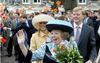 In 2002 vierden de Oranjes de verjaardag van koningin Beatrix in Meppel en Hoogeveen. Drenthe had daarmee de primeur van Máxima’s eerste Koninginnedag. beeld ANP, Capital Photos