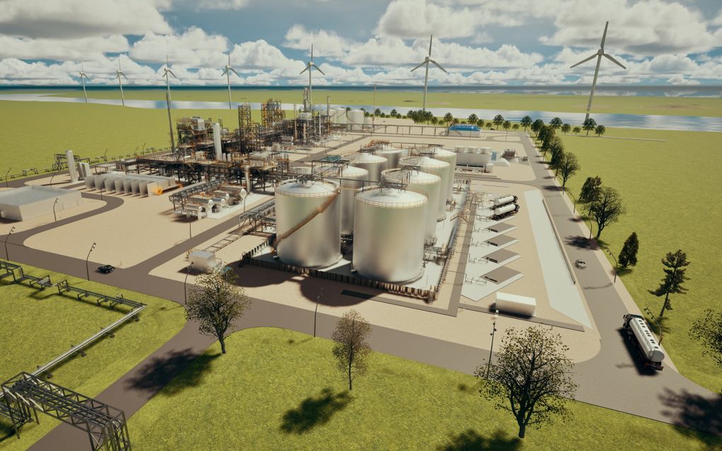 In Delfzijl wordt vanaf 2028 ‘groene’ vliegtuigbenzine gemaakt