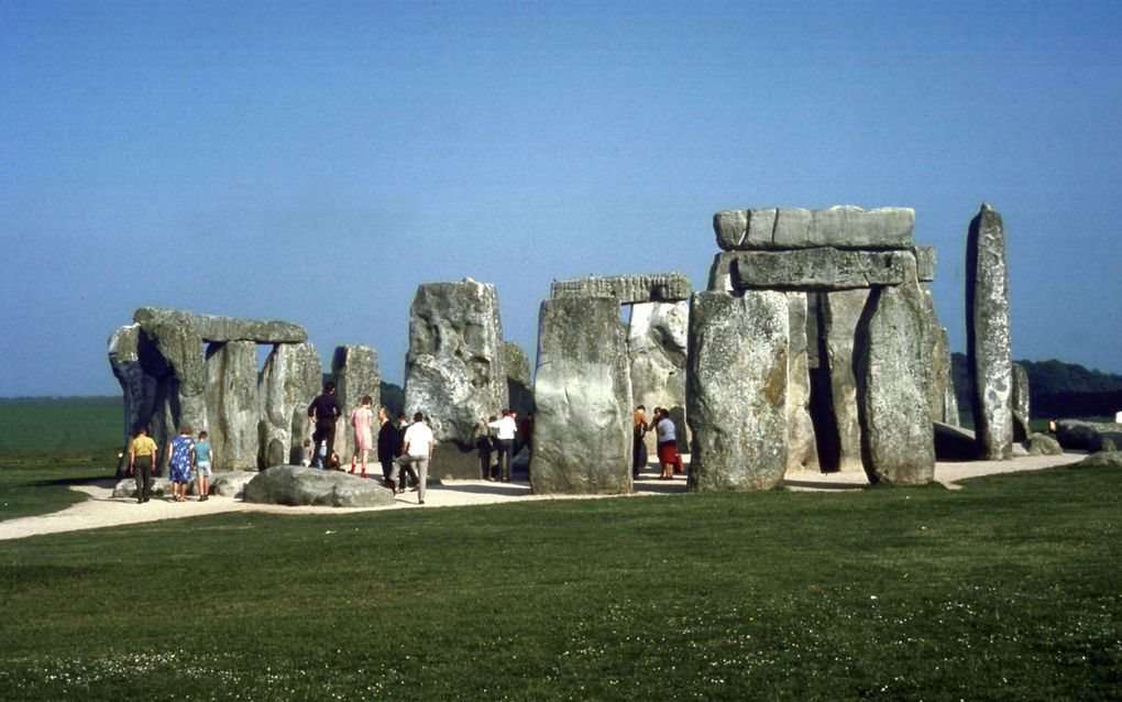 Archeologen hebben bij de stenenring Stonehenge de overblijfselen gevonden een tweede ring. Foto ANP