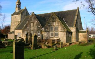 Kilbirnie Auld Kirk in het Schotse district North Ayrshire staat op de nominatie om te worden gesloten. beeld Wikipedia, Roger Griffith