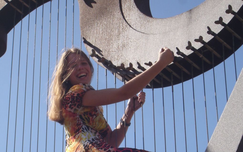 Arianne Schipper studeert harp in Utrecht.