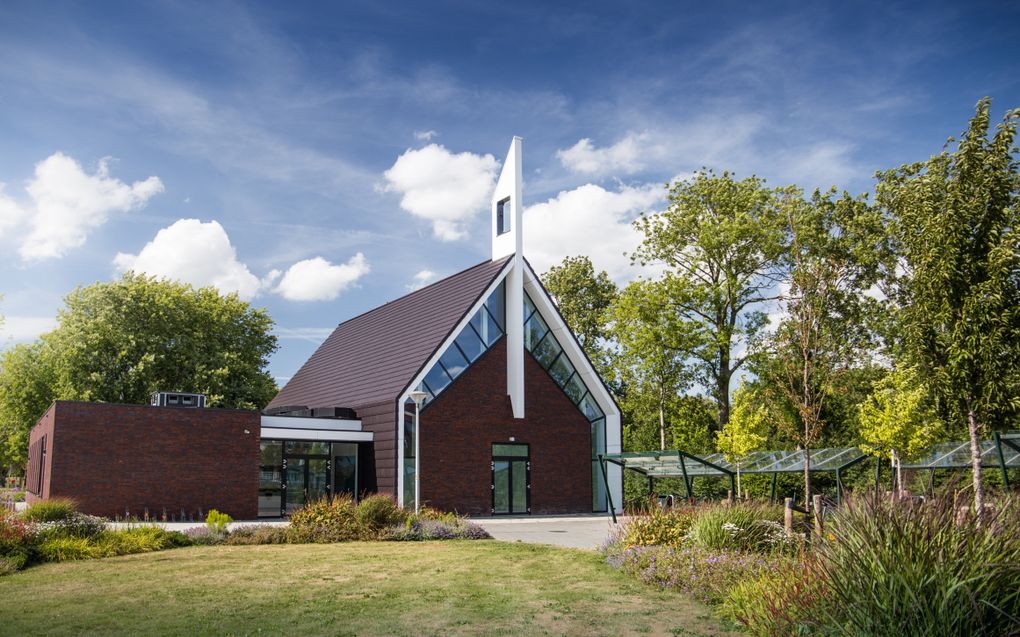 Kerkgebouw van de hersteld hervormde gemeente (hhg) in Tholen. beeld hhg Tholen