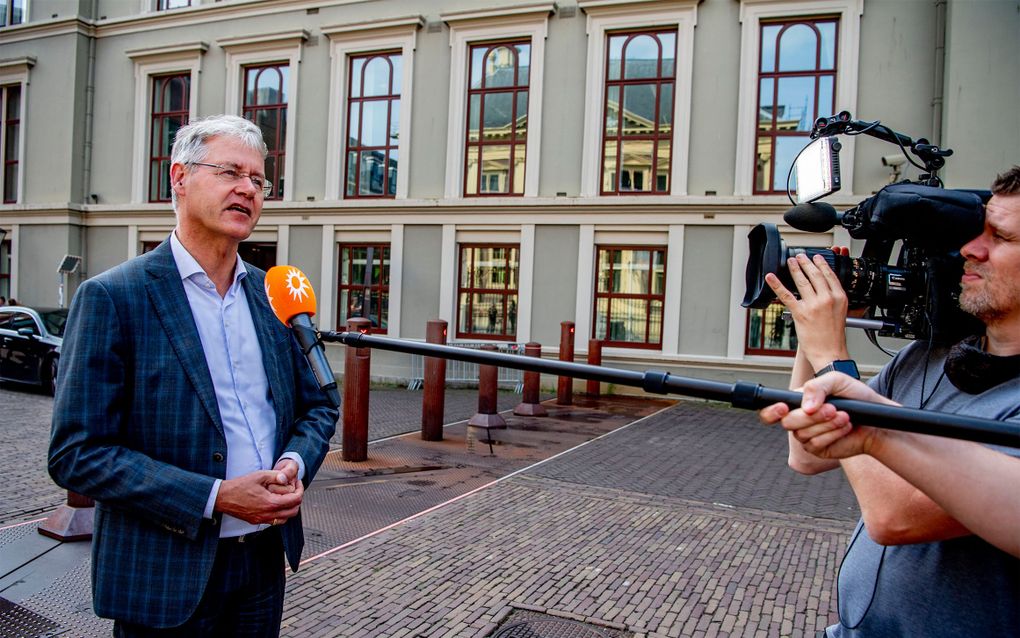 De Eerste Kamer stemde dinsdag in met de aangescherpte wet burgerschap van onderwijsminister Arie Slob. beeld ANP, Bart Maat