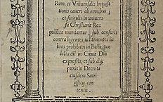 De voorpagina van de Index uit 1559. Foto RD