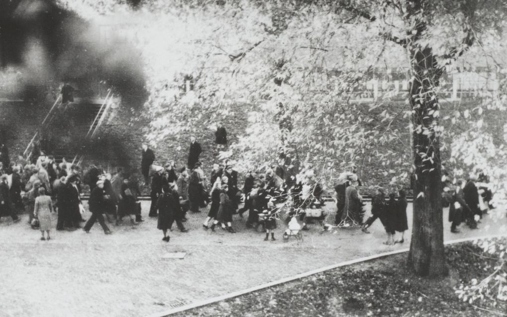 De razzia van Rotterdam op 10 en 11 november 1944 was is de grootste razzia die de Duitse bezetter tijdens de Tweede Wereldoorlog in Nederland heeft gehouden. beeld Wikipedia, collectie Spaarnestad