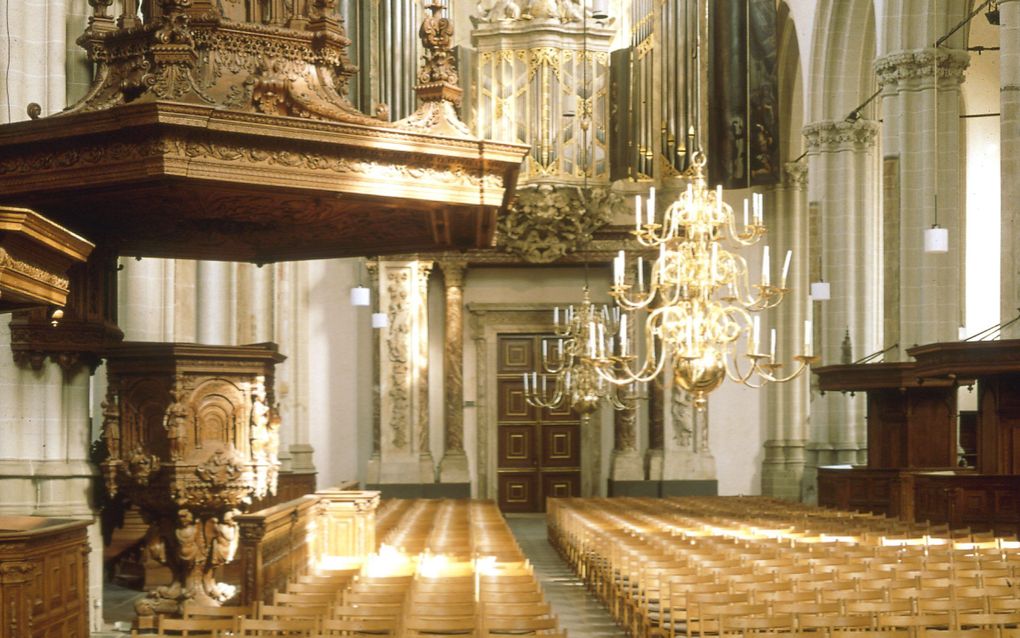 Orgel Nieuwe Kerk Amsterdam. Foto Nat. Stichting De Nieuwe Kerk 2002