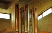 Het orgel in Hoogvliet. beeld Aad de Ligt