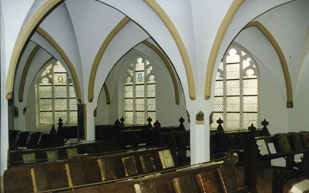 In de Librije in Zutphen liggen boeken aan de ketting. Foto RD