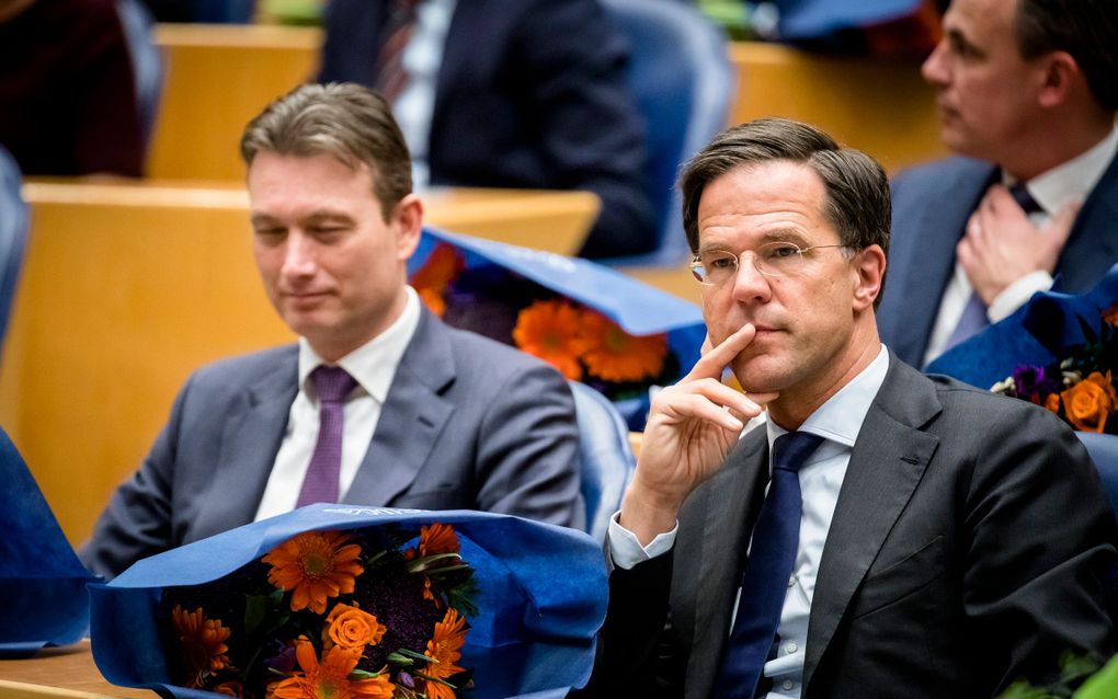 Rutte en Zijlstra. beeld ANP