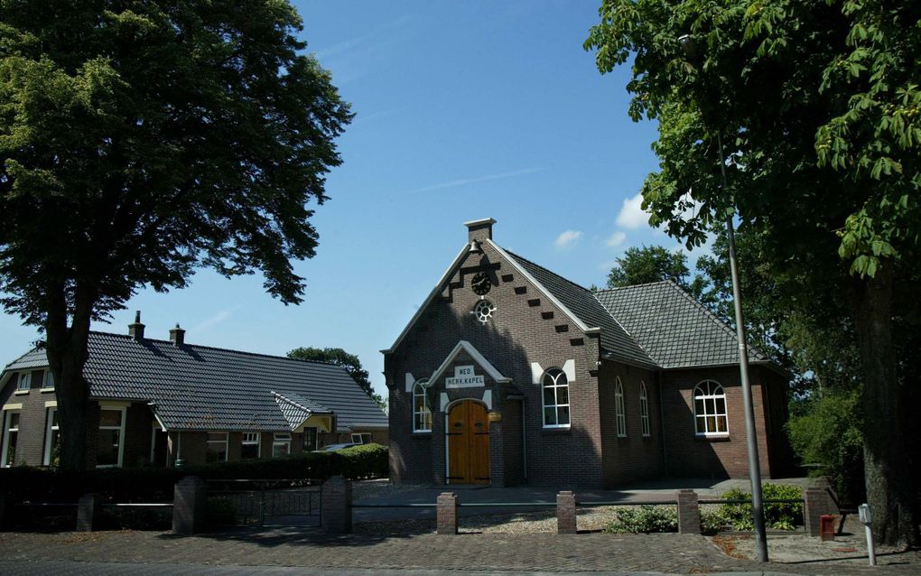 De hervormde kapel in Schuinesloot. beeld RD, Anton Dommerholt