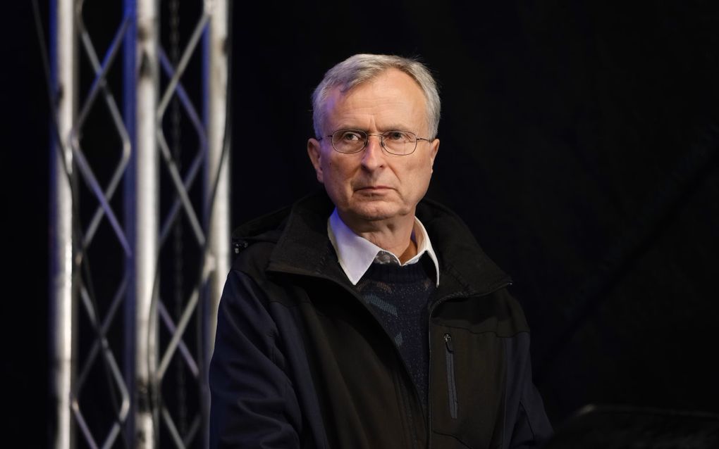 Martin Michaelis (63) is predikant van de Evangelische Kirche uit Quedlinburg (Saksen-Anhalt). beeld Dpa, Sebastian Willnow