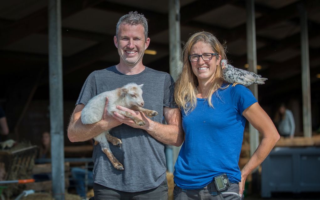 Lennart Witte en zijn zus Mariska runnen de Schapenboerderij Texel. beeld Schapenboerderij Texel