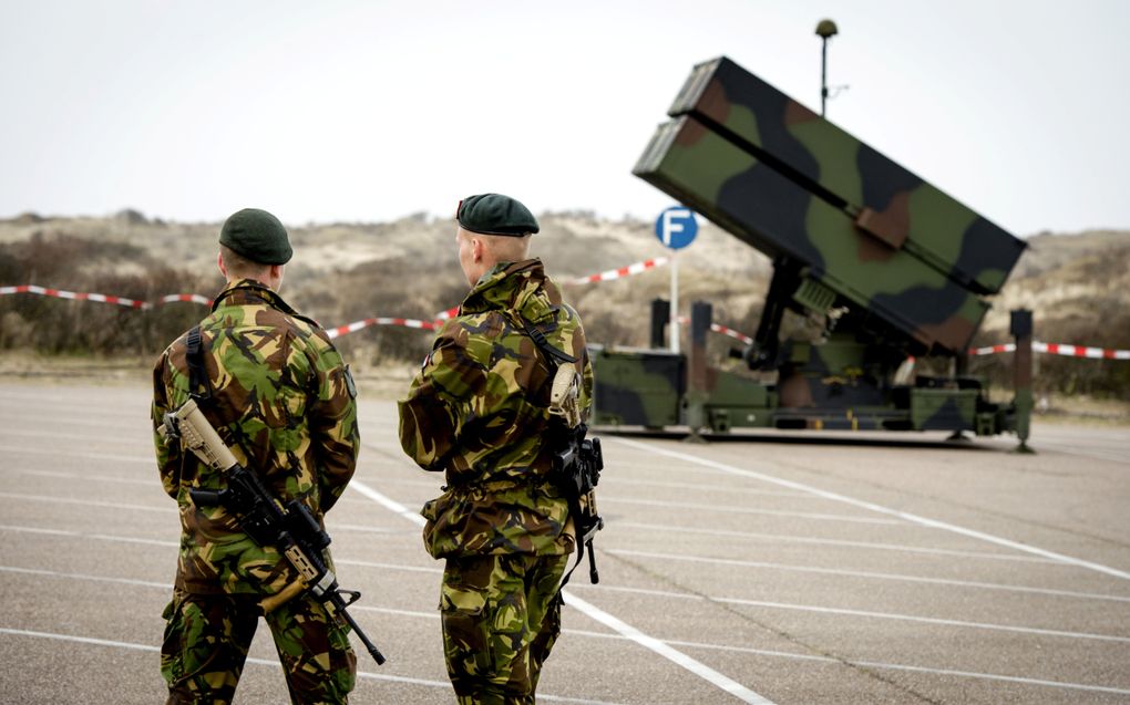 Defensie zet luchtafweer in tijdens de NAVO-top in Den Haag. beeld ANP, Robin van Lonkhuijsen